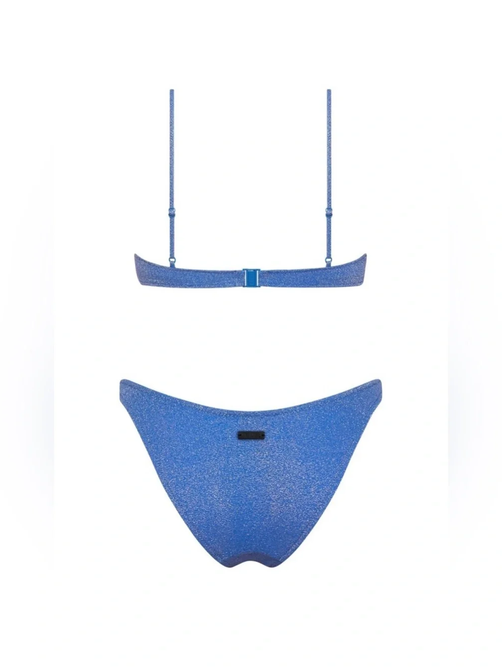 triangl swimwear Blue Shimmer Bikini Set